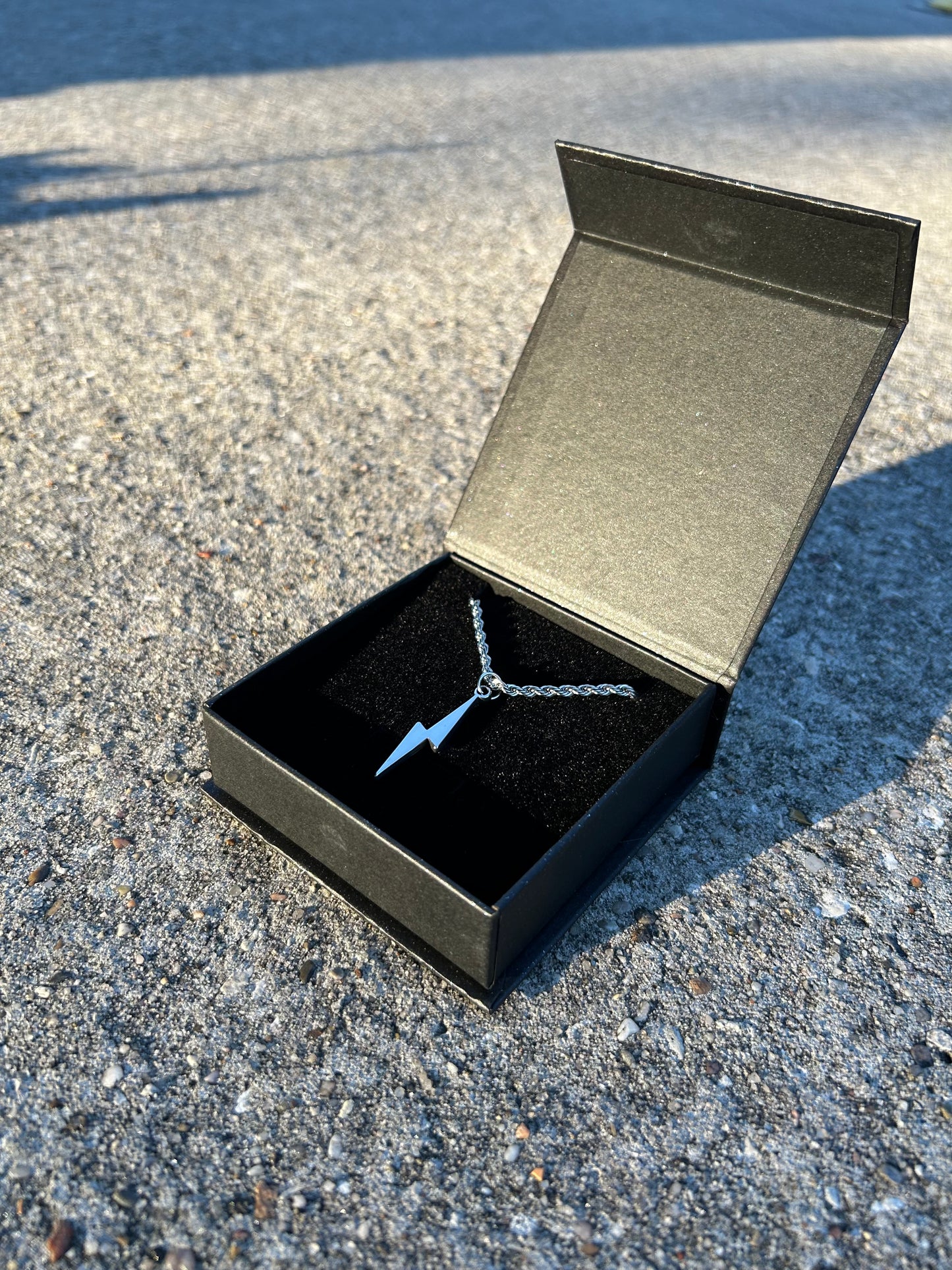 The Silver Lightning Bolt - Pendant