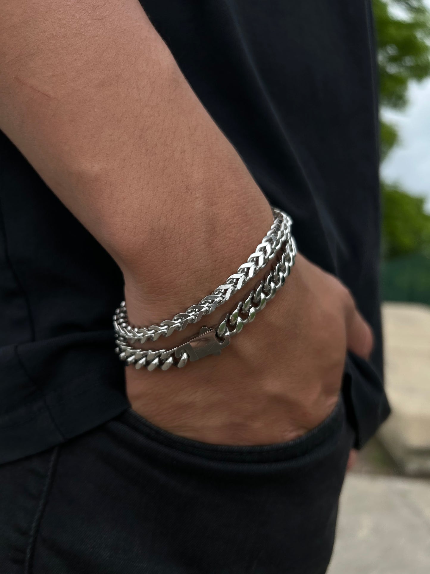 Cuban & Franco Bracelet Stack - Signature Set