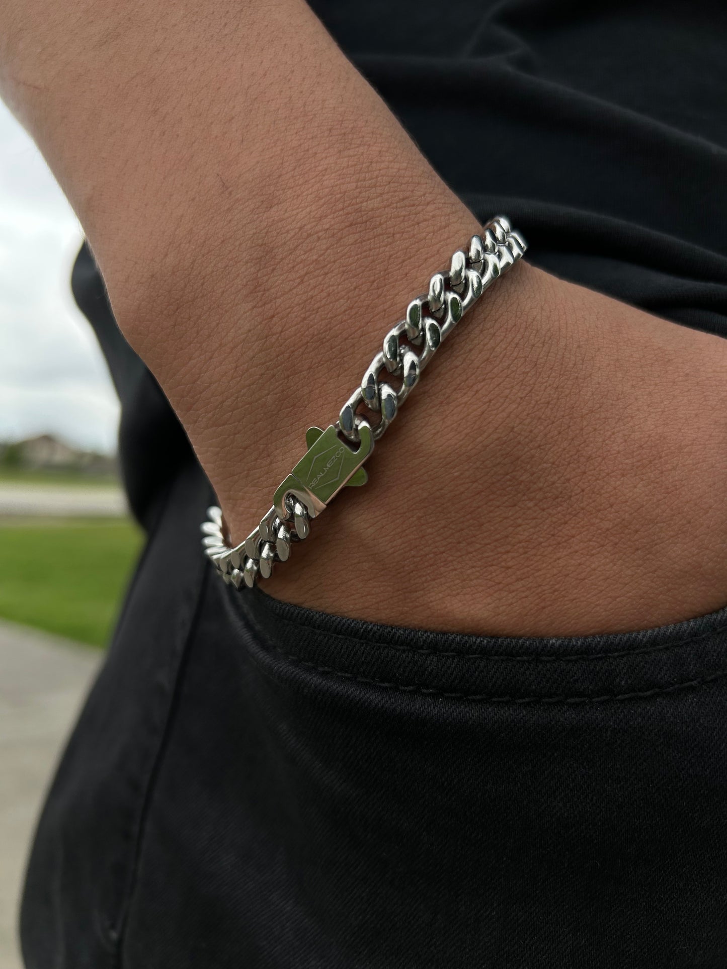 Cuban Link Bracelet - Signature Set (Silver)