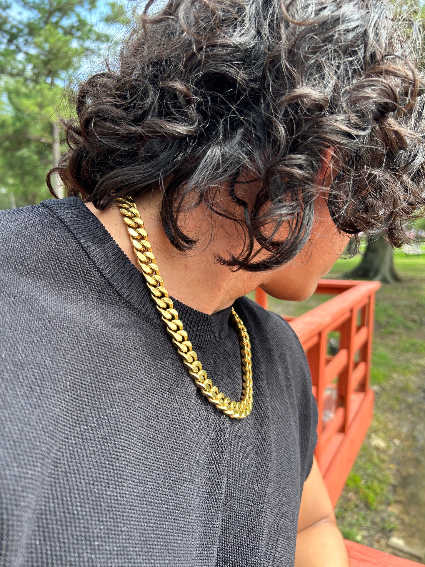 12mm Cuban Chain (Gold) - CEO Collection