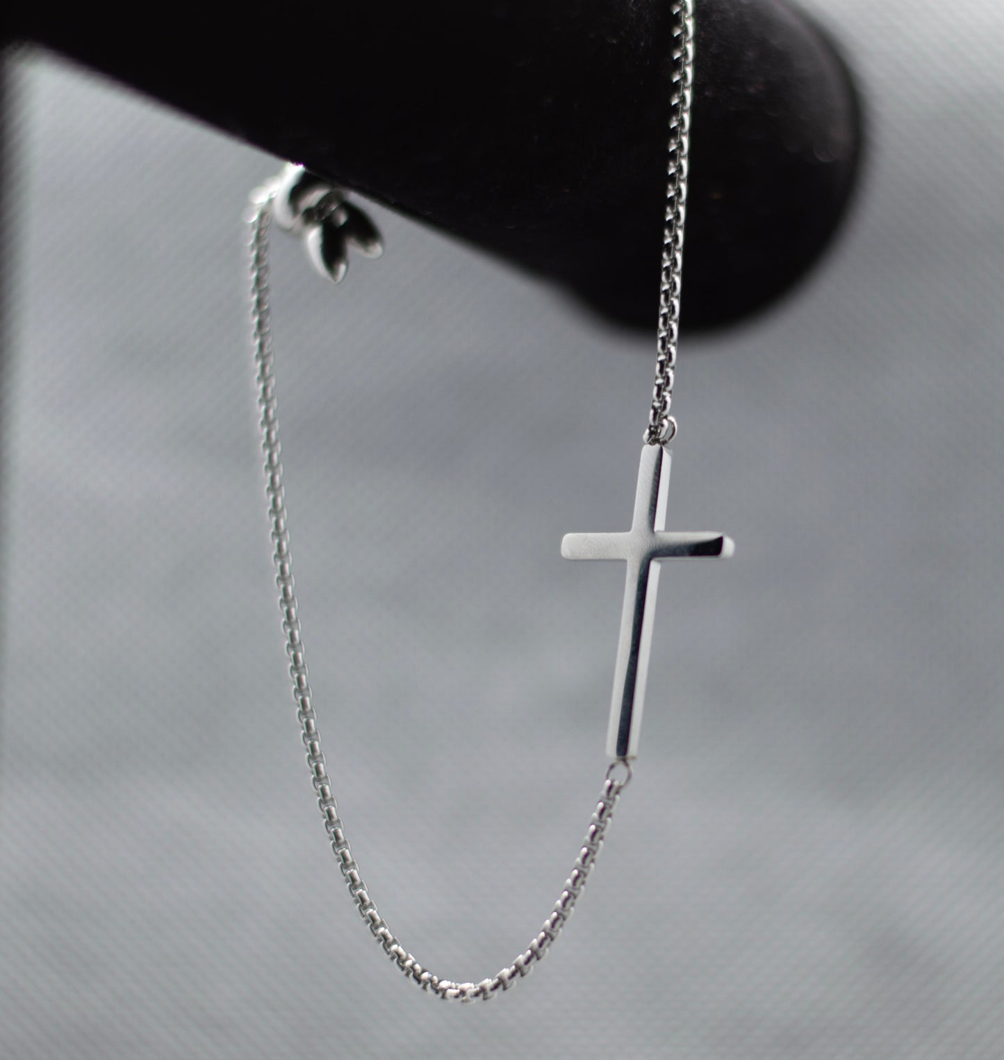 The Cross (Silver) - Adjustable Bracelet For Her