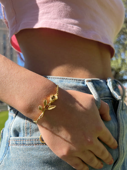 The Rose (Gold) - Adjustable Bracelet For Her